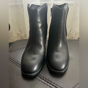 Sun + Stone Black Leather Accent